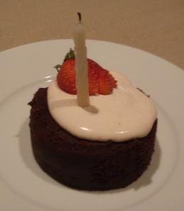 Gluten Free Birthday Cake on Happy Birthday  Mom  Dark Moist Chocolate Cake With Strawberry Lemon